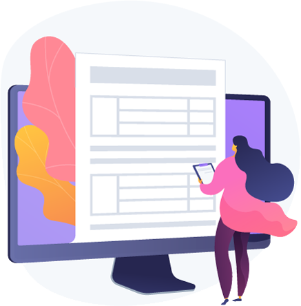 Femme_travaillant sur son projet de certification